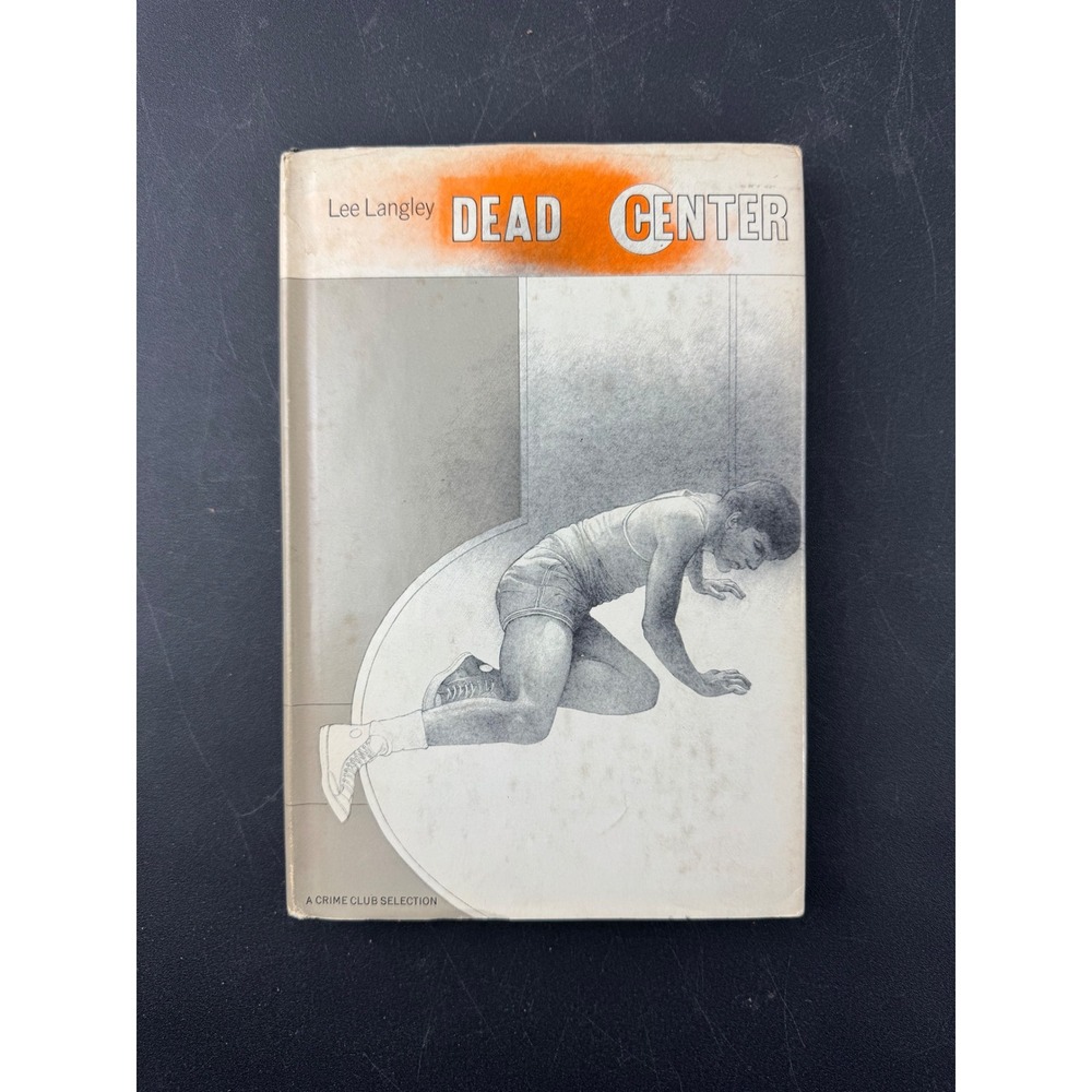 Dead Center Lee Langley 1968 First Edition Crime Club‎ Doubleday Mystery Book